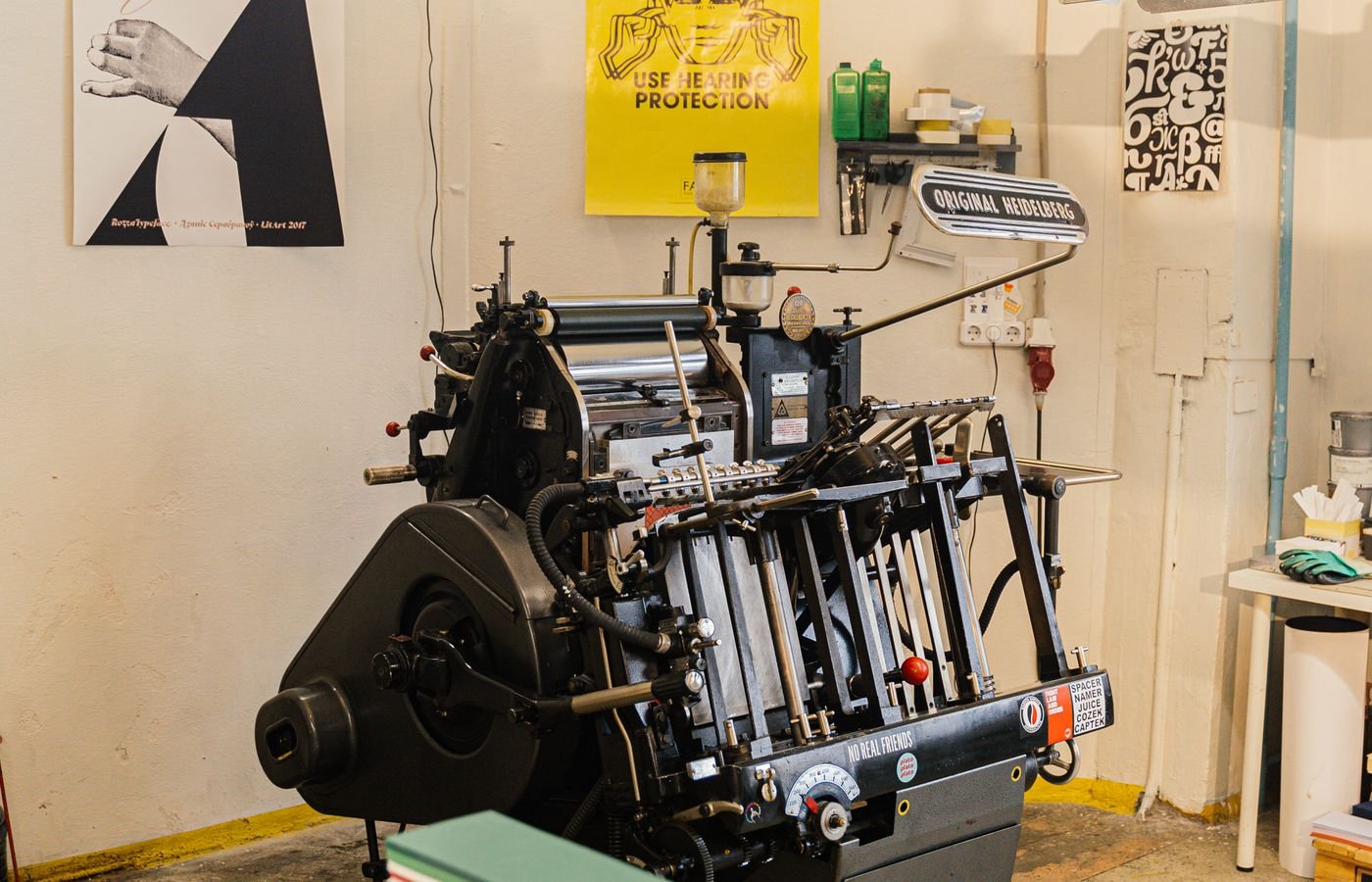 Machine d'impression en atelier